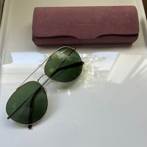 Oliver People’s Classic Aviator Sunglasses